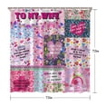 thumbnail image 5 of Waterproof Boho Patchwork Vintage Shower Curtain 72x72 Inch Bohemian Style Stitching Colorful Floral Retro Shower Curtains for Bathroom Hotel Home Decor with 12 Hooks, 5 of 5