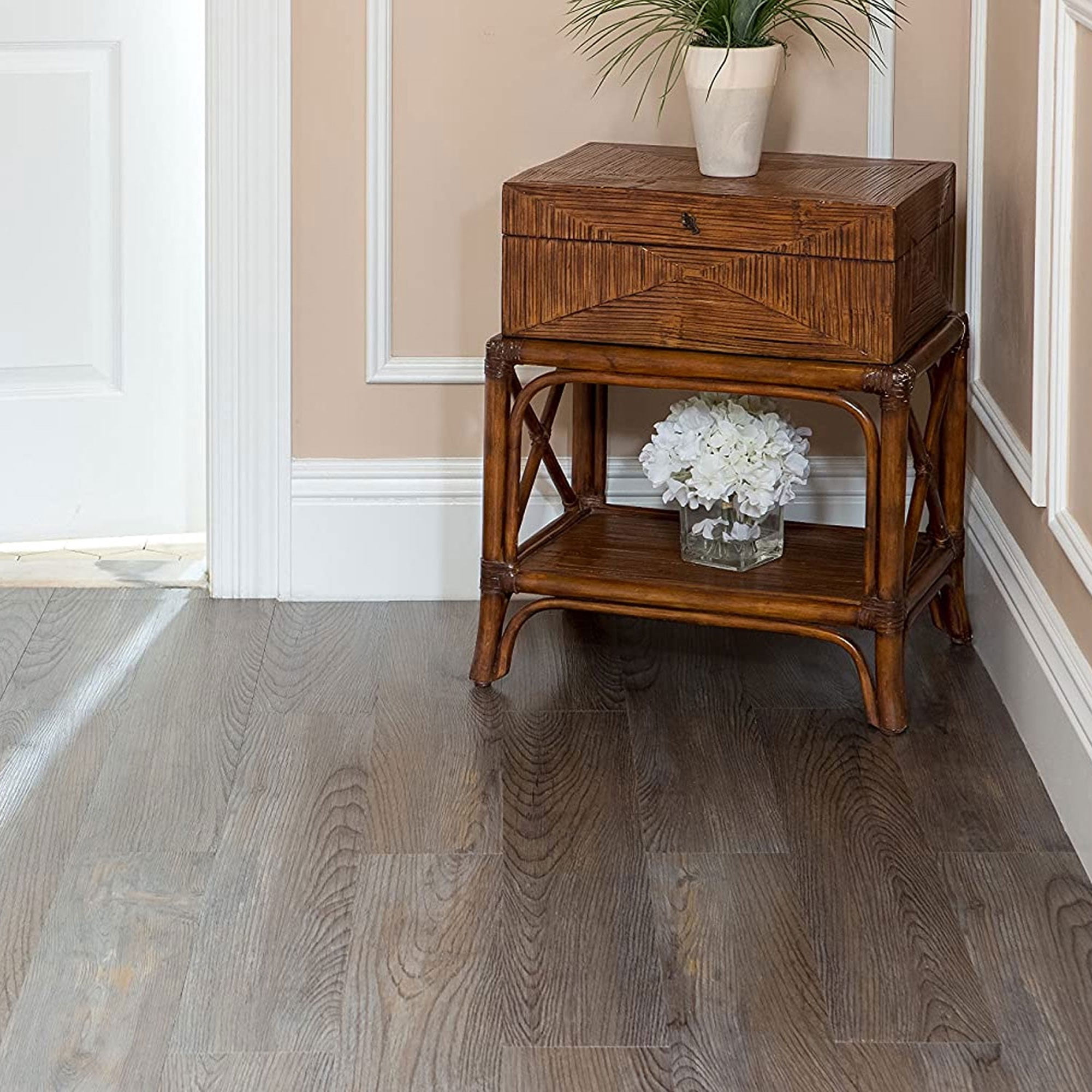 Achim Home Furnishings Tivoli II Peel & Stick Vinyl Floor Planks, Spruce, 10Pk (2 Pack)