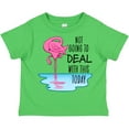 thumbnail image 3 of Inktastic Not Going to Deal with This Today- Sleeping Flamingo Boys or Girls Toddler T-Shirt, 3 of 5
