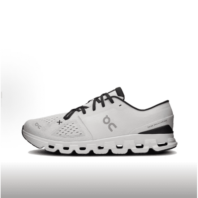 Zapatillas de running ON Cloud X4 de entrenamiento bajas, unisex, blancas