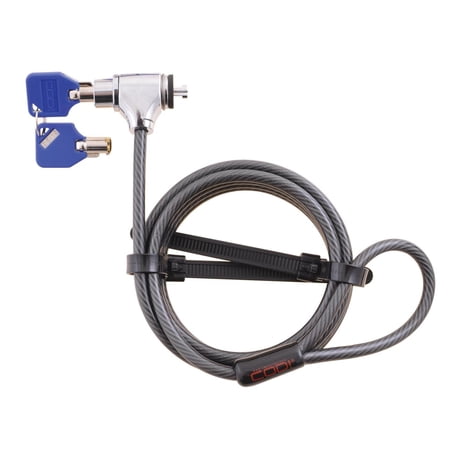 UPC: 0633886001436 | Codi Key Cable Lock w/ Two Keys A02001