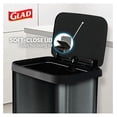 thumbnail image 4 of Stainless Steel Step Trash Can, Large Metal Kitchen Garbage Bin with Soft Close Lid, 20 Gallon, Pewter - Indoor & Outdoor Waste Container with Odor Protection and Bag Roll Holder, 4 of 9