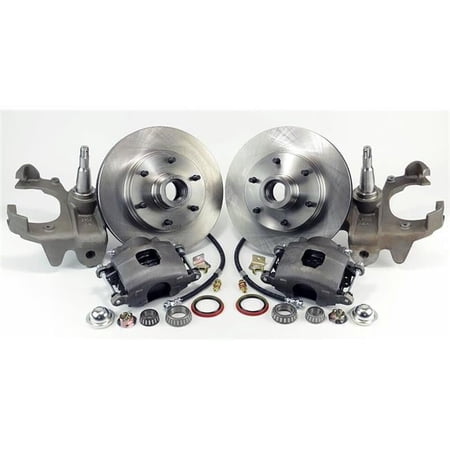 Master Power Brakes DB1754P6S Legend Series Front Disc Brake Kit for 1960-1962 Chevrolet & GMC 0.5 Ton Pickup 6 Lug 2wd