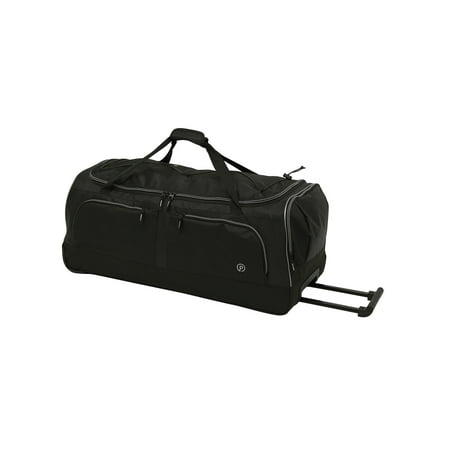 Protege 32” single sectioncollapsible rolling duffel bag - Black
