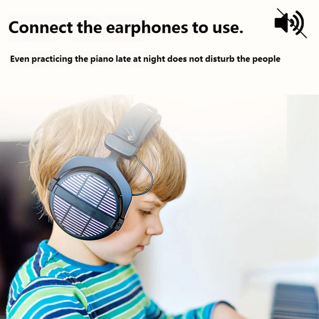 Practical 49 Key Piano Features Foldable Design USB Connectivity Built in Speaker Silicone Materials for Compacts Living