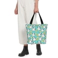 thumbnail image 4 of Bingfone Panda Bathing Women Shoulder Tote Bags Casual Bag Ladies Shopping Handbag, 4 of 6
