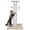 Beige, variant on 34-Inch Heavy-Duty Cat Scratching Post, Extra-Thick Cotton Rope Scratching Tower for Indoor Cats and Adult Cats, with Hanging Ball and Mice Toys