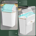 thumbnail image 5 of WEIOUKC Kitchen Compost Bin Hanging Can with Lid,Wall Mounted or Under Cabinet Small Food Waste Bin,for Cabinet, Under Sink, Bathroom, 5 of 5