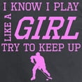 thumbnail image 3 of CafePress - Hockey Like A Girl Long Sleeve T Shirt - Long Sleeve Dark T-Shirt, 3 of 4