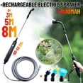 thumbnail image 3 of Atomizador Eléctrico con Manguera de 2 M, Aerógrafo para Riego de Jardín con 2 Boquillas, Tipo C/USB, Herramientas de Riego Telescópicas., 3 of 5