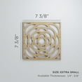 thumbnail image 2 of Ekena Millwork 7 3/8"W x 7 3/8"H x 3/8"T Extra Small Edinburg Decorative Fretwork Wood Wall Panels, Wood (Paint Grade), 2 of 10