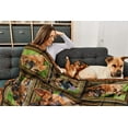 thumbnail image 3 of German Shepherd Blanket, Fleece Throw Blanket for Couch Bed, Soft Cozy Lightweight Warm Flannel Blankets and Throws for Sofa Living Room Decor, 50" x 60" Throw Size, 3 of 6