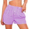 thumbnail image 1 of Shorts PRETTYGARDEN Pijama de Algodón Verano 2025 Morado Talle S, 1 of 9