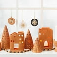thumbnail image 2 of Terracotta Holiday Lights Tree Lantern Set, 2 of 4