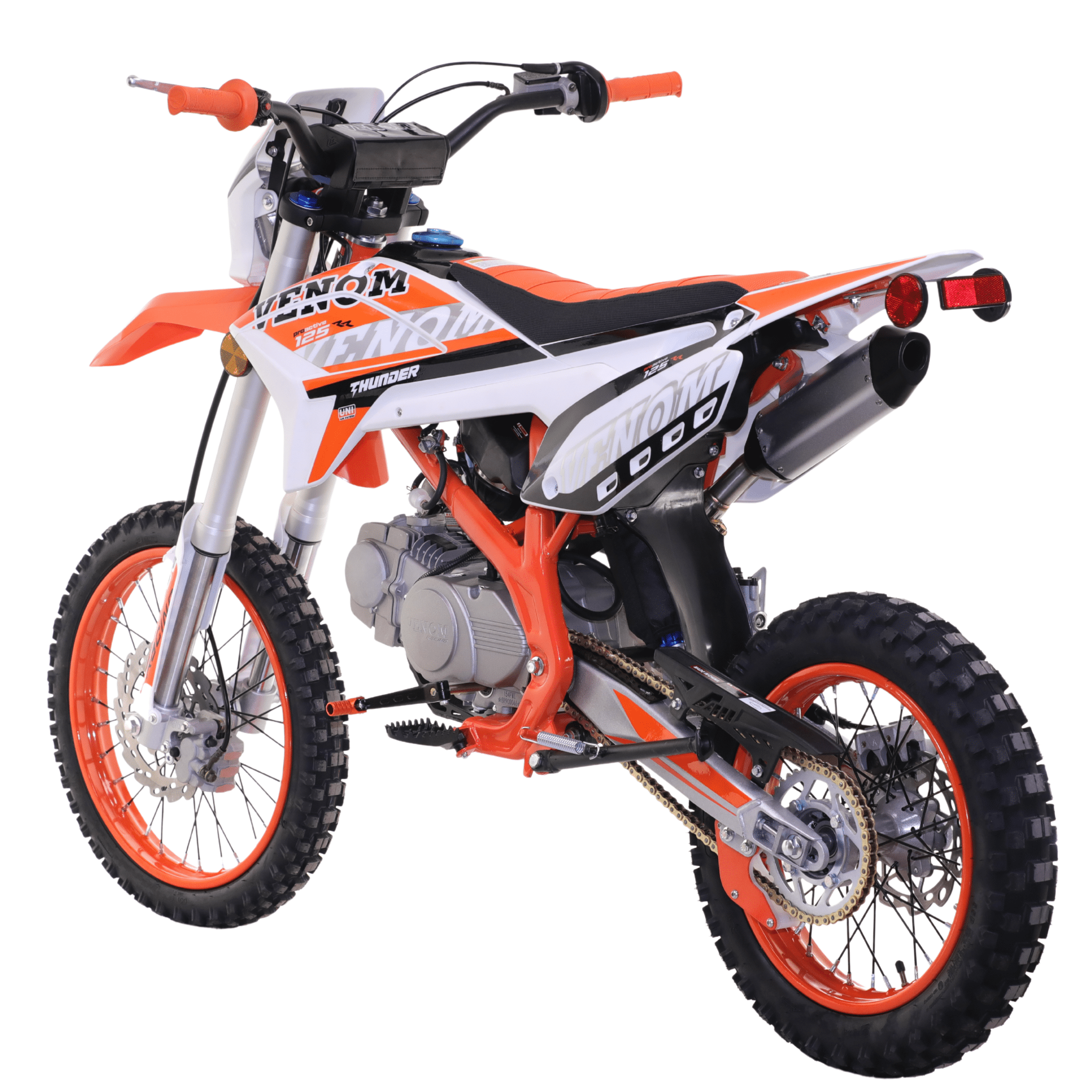 Venom Thunder 125cc Dirt Bike – 4-Speed Manual Transmission, Off-Road Ready