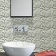 thumbnail image 3 of Walplus Peel and Stick Backsplash Shades of Green Mosaic 3D Tile Decals 12 Sheets 12" x 6", 3 of 7