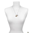 thumbnail image 3 of Delight Jewelry Silvertone Extra Large Softball and Glove Silvertone Script Initial Disc - Z - Charm Necklace, 20"+3", 3 of 4