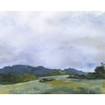 thumbnail image 2 of Parker, Jennifer Paxton 32x26 White Modern Wood Framed Museum Art Print Titled - Pastoral Horizons II, 2 of 4