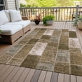 thumbnail image 6 of Addison Rugs Chantille Indoor/Outdoor Traditional Patchwork Brown Washable Rectangle Rug, 8' x 10', 6 of 6