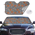 thumbnail image 2 of Balery Floral Squirrel Print Car Windshield Sun Shade,Windshield Sunshade for Car Pickup Truck SUV Accessories-, 2 of 7