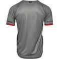thumbnail image 2 of Thor Men's Black and Heather Gray Intense MTB Short Sleeve Jersey, XS, 2 of 2
