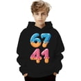 thumbnail image 4 of NordicNest Boys Pullover Hoodie Soft Casual Sweatshirt For Kids Youth Athletic Jacket With Pocket Boys 12-14 Clothes, 4 of 4