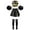 A Black&White, variant on TiaoBug Girls Cheerleading Uniform Cheer Leader Sleeveless Dress Carnival Performance Outfits A White&Black 10