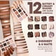 thumbnail image 2 of Paleta de sombras de ojos Lamora Nude 12 Neutral Matte & Shimmer, 2 of 9