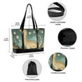 thumbnail image 2 of FORMRS Laptop Tote Bag for Women with 15.6" Computer Compartments Handbag, Dinosaur with Stars, 2 of 7