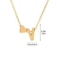 thumbnail image 4 of KOYPTL Valentine's Day Gift for Girlfriend Wife, Heart 26 English Letter Pendant Necklace Heart Short Collarbone Chain, Mother's Day Gift for Mother, Birthday Present for Daughter, 4 of 6
