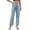 Light Blue, variant on Straight Jeans Pants for Womens Mid-Waist Denim Pants Womens Summer Washed Open Loose Wide Leg Trousers S-XXL
