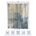 thumbnail image 4 of Split Shower Curtain for Transfer Bench, Blue Grey Beige Fabric Shower Curtains for Bathroom, Abstract Modern Art Oil Painting Tub Sliding Transfer Bench Waterproof Bath Curtains 72"x84", 4 of 9