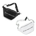 thumbnail image 2 of Riñonera de PU para mujer, bolso cruzado en el pecho, bolsa deportiva con cremallera, bolsa de cadera, 2 of 8