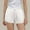 White#2, variant on Fesfesfes Girls Linen Lace Splicing Shorts with Drawstring,Medium and Large Size Fashionable Loose Fits Summer Shorts(Dark Blue,7 Years)