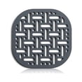 thumbnail image 4 of Heat Insulative Pot Mat Reusable Square Waterproof Oilproof Washable Heat-resistant Anti-skid Household Kitchen Pan Pad Blue Type 2, 4 of 9