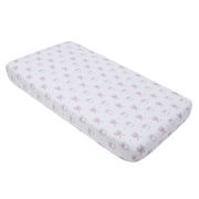 Disney Minnie Mouse Sweet Bows Pink Polyester Fitted Sheet, Crib