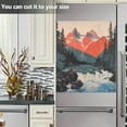 thumbnail image 3 of Yayeee Magnetic Dishwasher Cover for The Front Decoration Home Kitchen Machine Sticker Protector, Mountains at Dawn, 3 of 6