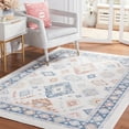 thumbnail image 3 of SAFAVIEH Blair Lailee Traditional Machine Washable Area Rug, 5'3" x 7'6", Beige/Blue, 3 of 13
