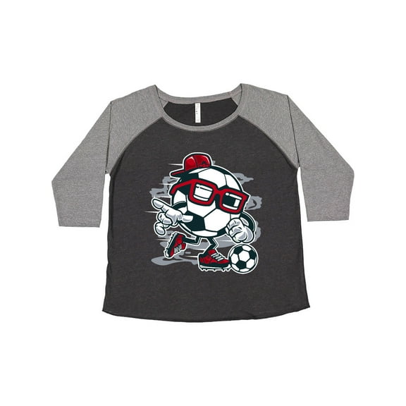 Inktastic Soccer Ball Women's Plus Size T-Shirt