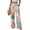 220#Army Green, variant on Adjustable Waist Knot Wide Leg Trousers Women Soft Stretch Business Streetwear Casual Pants with Pockets Green S