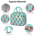 thumbnail image 4 of Lunch Bag Lunch Box for Women Reusable Insulated Lunch Bags,Water-Resistant Pineapple Fruit Tree Cooler Lunch Tote Bag, Large Capacity for Work Travel Picnic, 4 of 6