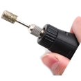 thumbnail image 5 of HUGFEGWE 10 Pcs 8mm Diamond Coated Grinding Burr Set Diamond Mounted Grinding Bit Dog Nails Bit 1/8 Shank for Most Rotary Tool (Rough(46#)) CJB91-14220, 5 of 5