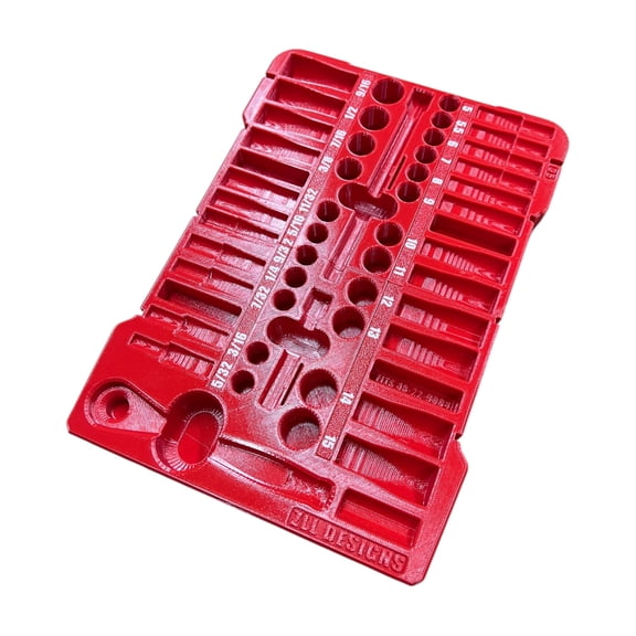 Insert for 1/4" 50-Piece Milwaukee Socket Set (48-22-9004) compatible with Packout