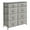 Black/Graphite Gray, variant on mDesign Tall Storage Dresser Furniture with 8 Slim Fabric Drawers, Dark Gray