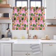 thumbnail image 2 of Saint Patrick's Day Kitchen Curtains Window Panels, Pink Gnomes Hat Boot Clovers Love Insulated Window Treatment Curtain, Grommet Curtains for Bedroom/Living Room/Bathroom, 2 Piece 42"Wx45"L, 2 of 8