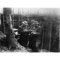 thumbnail image 2 of World War 1 Soldiers (American) In The Trenches With Carrier Pigeons History (24 x 18), 2 of 2