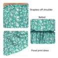 thumbnail image 1 of Vestido De Verano Sin Tirantes, Con Cinturón, Suave, Estampado Floral, Casual, Elegante, Elegante, Para Mujer, Para Fiesta De Verano ANGGREK Otros, 1 of 5