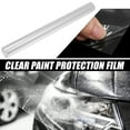 thumbnail image 2 of Unique Bargains Clear Vinyl Car Paint Protection Film Cover Decal Scratch Resistant Self Adhesive Sticker Universal 12'x39', 2 of 7