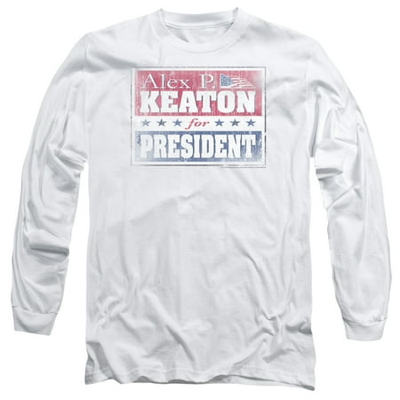 Family Ties Alex For President Mens Long Sleeve (Family Ties Best Man)