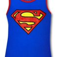 thumbnail image 2 of Superman Red Ringed Blue Symbol Tank Top-XLarge, 2 of 3